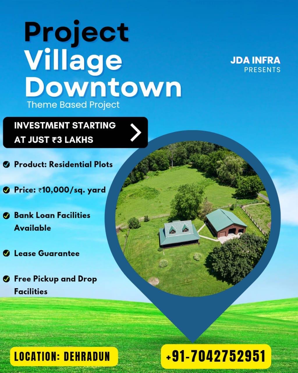 Plot sale in Village DownTown Dehradun