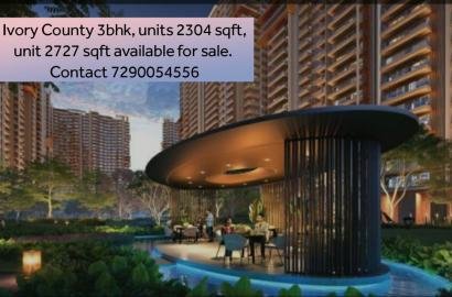 3 and 4 bhk apartment for sale in Ivory county Centre Noida Sec 115