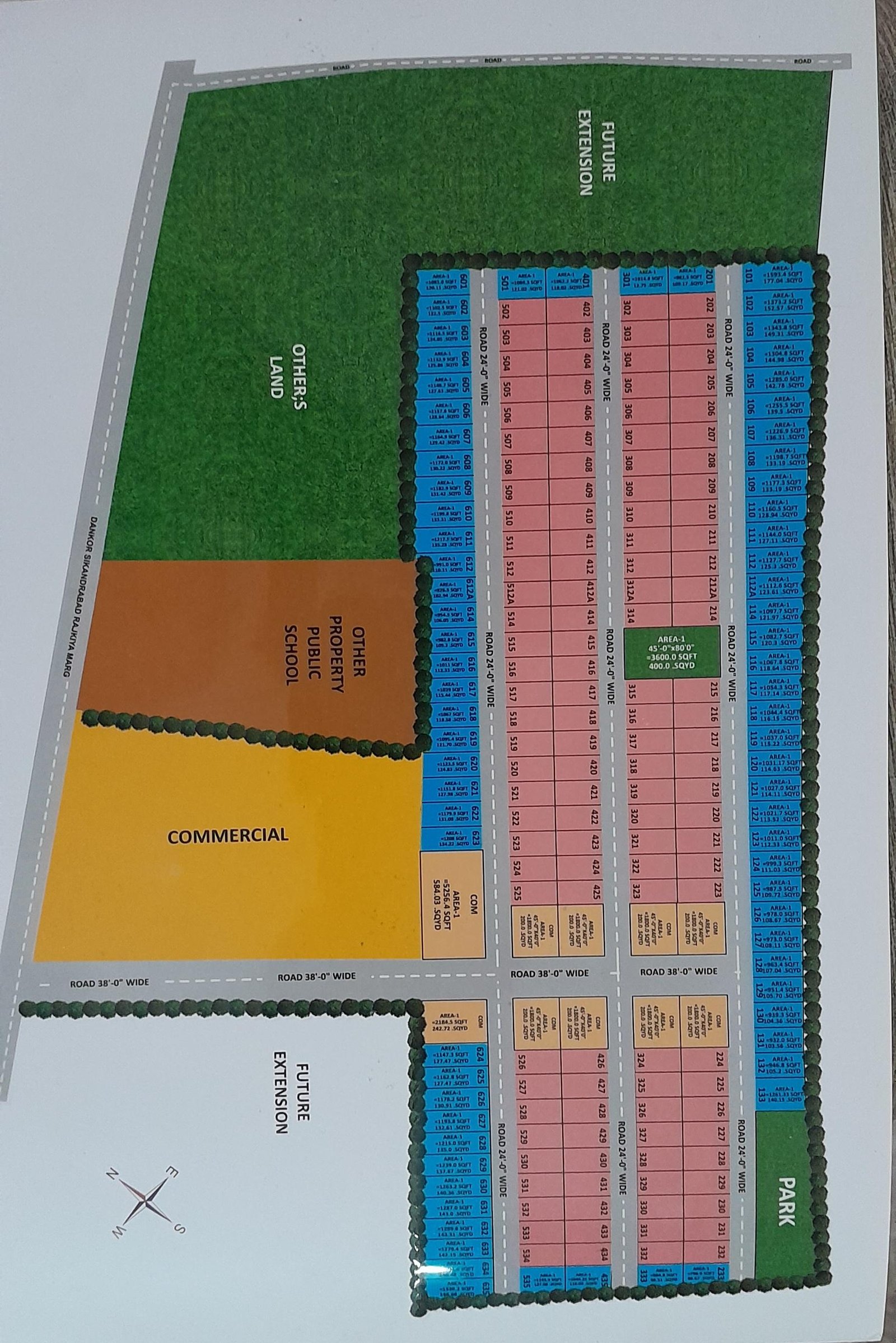 Plot available in Moral Green City greater noida for sale.