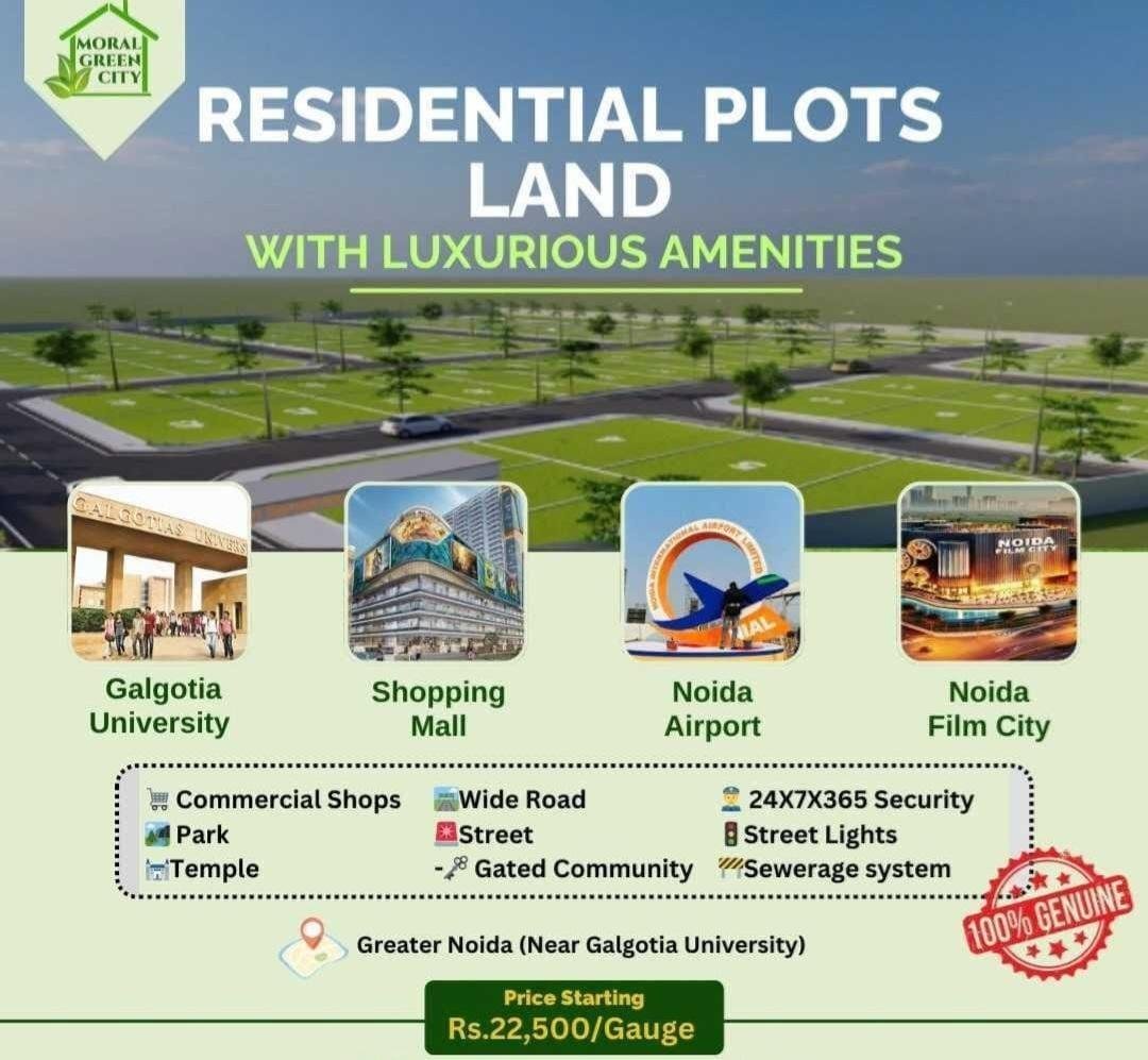 Plot available in Moral Green City greater noida for sale